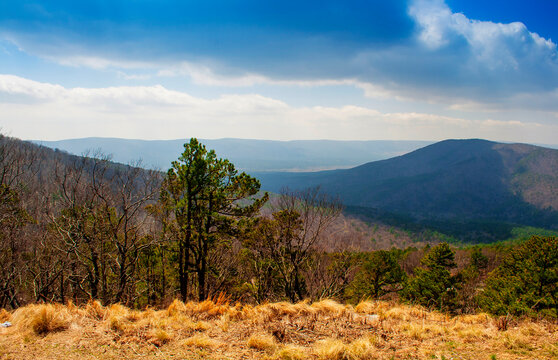Ouachita Mountains Seen From the Talimena Scenic Drive, Oklahoma