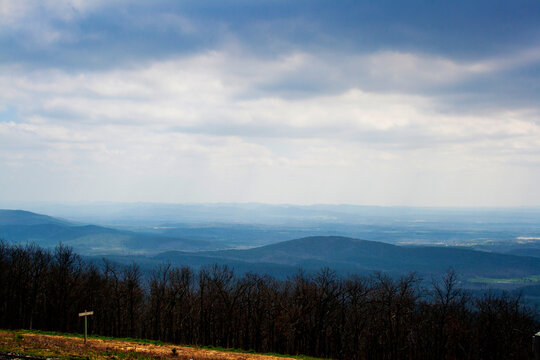 Ouachita Mountains Seen From the Talimena Scenic Drive, Oklahoma