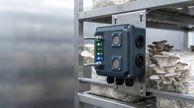 Smart IoT Climate Sensor in Automated Indoor Mushroom Farm