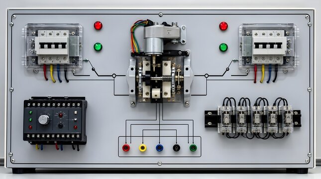 Dual Input Automatic Transfer Switch Trainer For Backup Power Systems And Electrical Resilience Education Programs