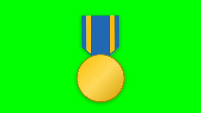 medal icon depicting recognition process representing outstanding performance and financial excellence
