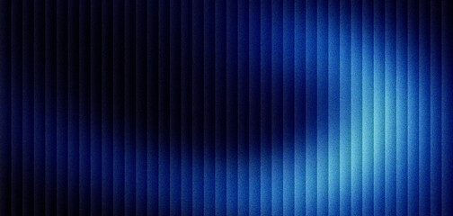 Fototapeta premium Abstract blue background with vertical lines and soft light glow, dark navy textured backdrop for corporate presentations, modern digital art with glowing stripes and smooth color gradients.