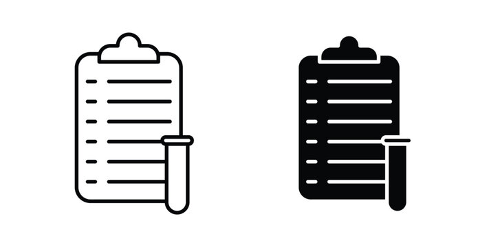 Lab report icon for creative designs