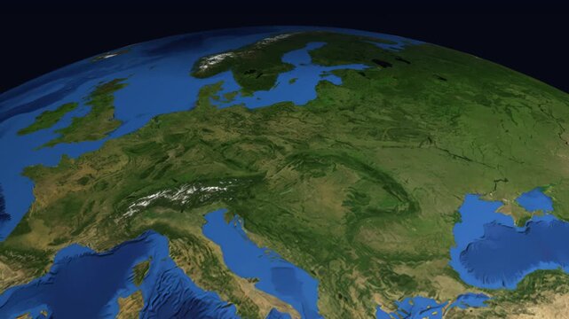 Animated Flight Path Map from Frankfurt Germany to Tokyo Japan
