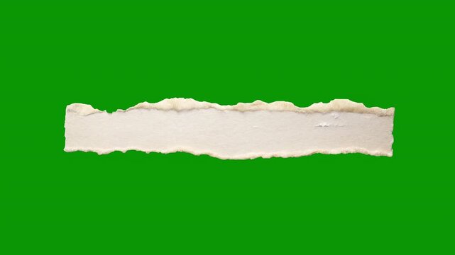 Dynamic stop motion paper transitions with wrinkled white textures. Ripped sheet of paper reveal overlays for creative video edits. Handcrafted realistic elements in Apple ProRes 422