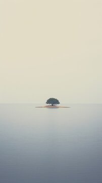 Island outdoors horizon nature.