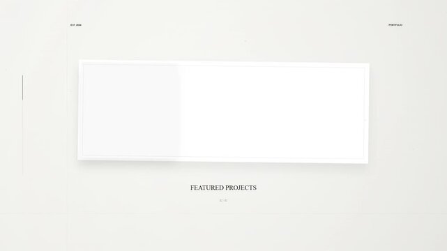 Blank White Canvas on White Wall - Mockup for Art Display or Advertisement