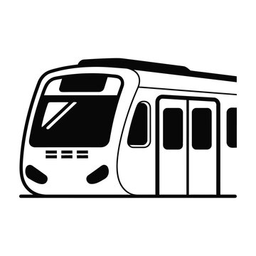 Train transportation vehicle subway metro tramway
