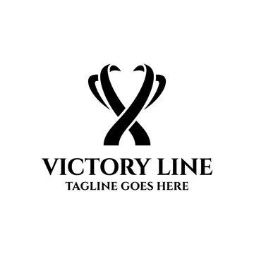 Modern award icon representing success and sports victory.