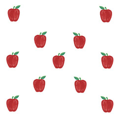 seamless background with apples