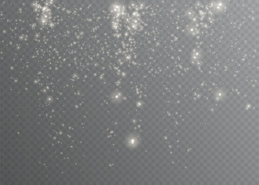 Glowing light particles. Shimmering background with lights. Magic light dust. Glowing particles for design.