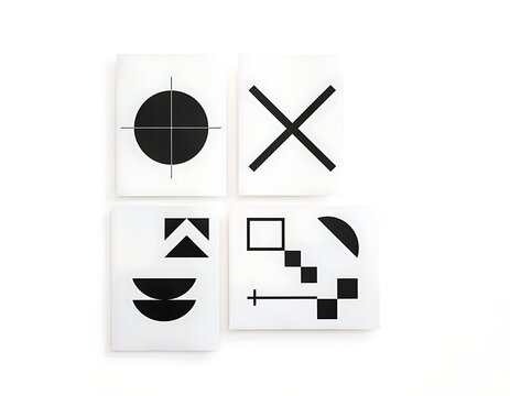 Minimalist black and white icon set for productivity and design.