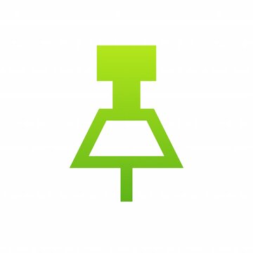 Pin Location animation icon for social media, presentations, videos, websites. Alpha Channel.