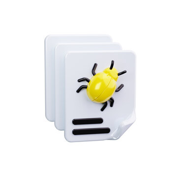 virus 3d render icons
