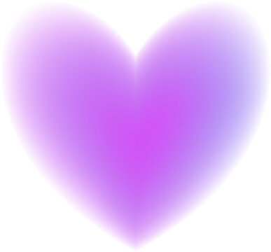Purple Aura Heart