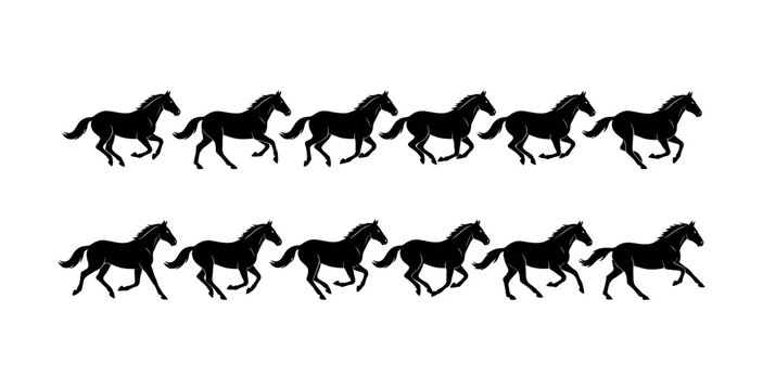Horse Gallop Animation Sprite Sheet