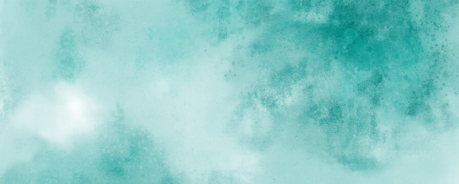 Abstract watercolor art background template. green watercolor backdrop empty space for text, banner, presentation or product display graphic design