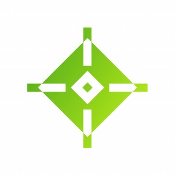 Target animation icon for social media, presentations, videos, websites. Alpha Channel.