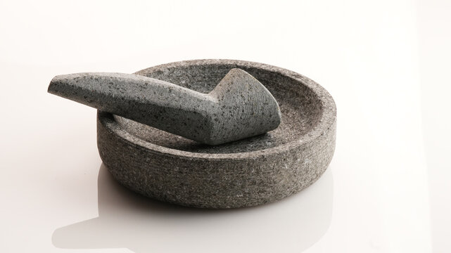 Cobek Batu or mortar and pestle, stone craft