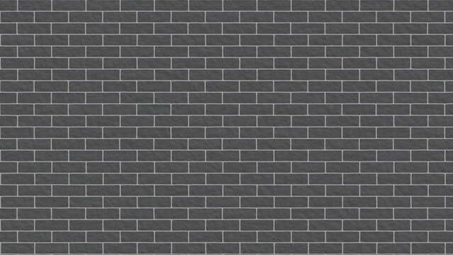 Seamless dark gray brick wall texture background