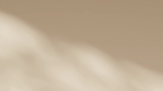a video footage of poster banner design on a quiet minimalist area with light tan color for background