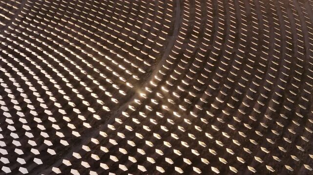 Mirrored Precision: Inside a Tower Concentrated Solar Power Plant
