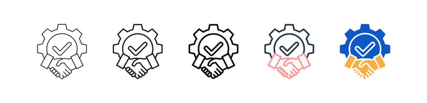 Onboarding different style icons set vector illustration. 