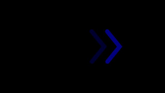 
Fast forward white symbols icon symbol animation on black background. arrow loop animation direction concept. colorful arrow icon concept. arrow loading icon concept animation.
