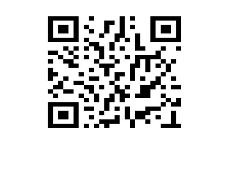 qr code on white background