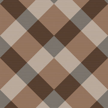 Chevron Asymmetrical Plaid Tartan Seamless Pattern Design for fashion and home textiles