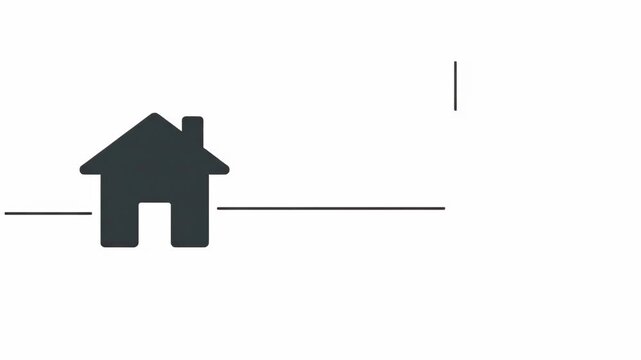 No content screen material, dynamic icons of home and key