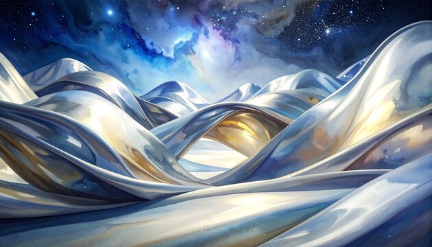 Abstract Cosmic Fabric Waves in Deep Space.