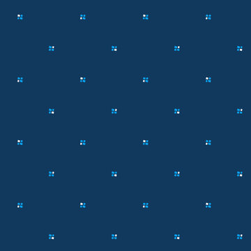 Geometric set of seamless patterns. Simpless vector graphics.
