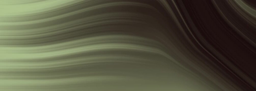 Smooth fluid wavy light sage green dark brown gradient pattern suitable for backgrounds, wallpapers, banners, packaging, textiles, and digital designs.