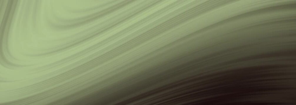 Smooth wavy abstract pattern in green olive dark neutral gradient monochrome hues, ideal for artistic designs and graphic textures.