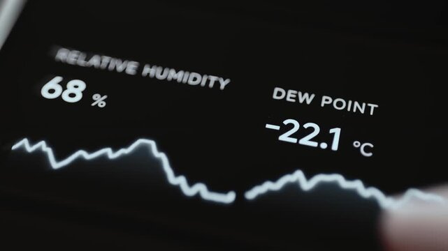 Polar Relative Humidity and Dew Point Analytics