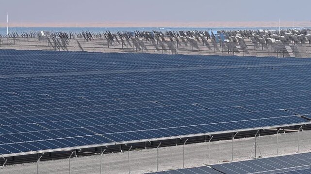 A view of the Mohammed bin Rashid Al Maktoum Solar Park, home to the world's largest CSP project.