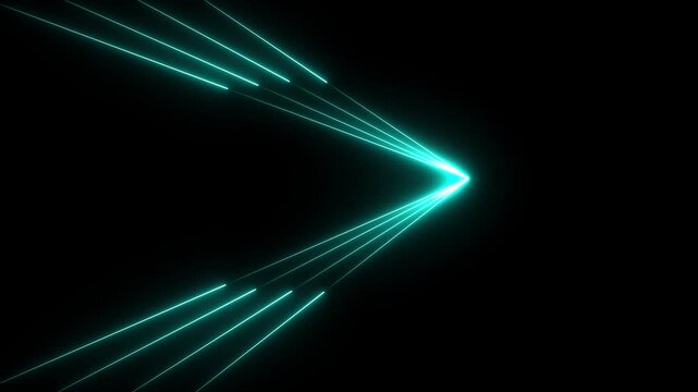 with neon lights match football isometric field video animation. Football championship match versus teams intro sport alpha black background,4k motion graphics video