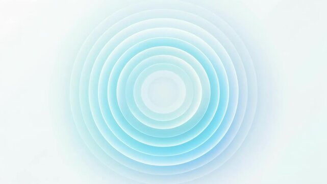 Soft glowing concentric circles creating a calming abstract light pattern