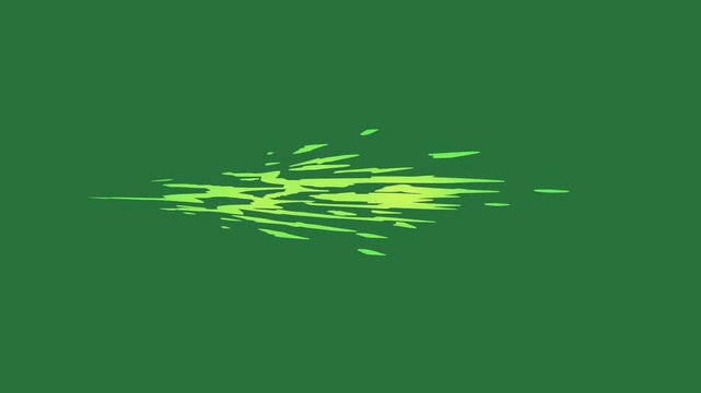 Professional Shape Moving with Map Green Screen Element