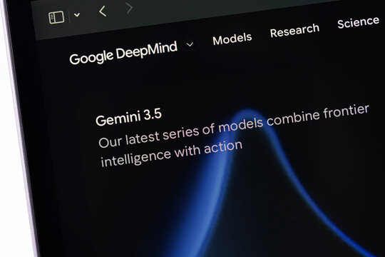 Google DeepMind is a British-American artificial intelligence research laboratory which serves as a subsidiary of Google. Batumi, Georgia - June 17, 2026