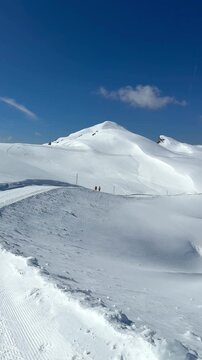 beautiful snowy winter landscape