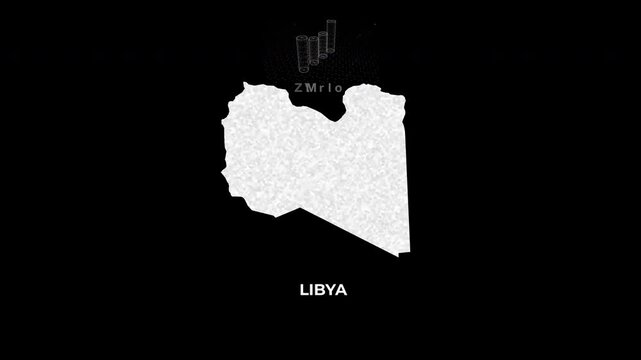 Libya Guinea technology map with animated charts, graphs, statistics, and analytics showcasing economy, infrastructure, innovation, population, trade, energy, and national development