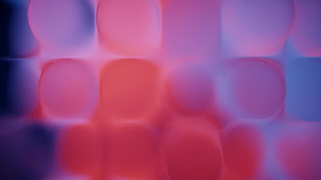 Neon sensory tile loop with soft padded buttons and glowing surface