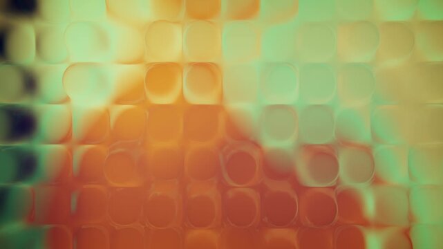 Colorful sensory button grid loop with satisfying soft motion