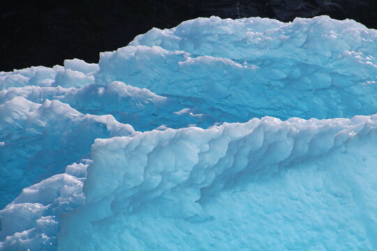Iceberg in the Endicott Arm in the Boundary Ranges of Alaska, United States  