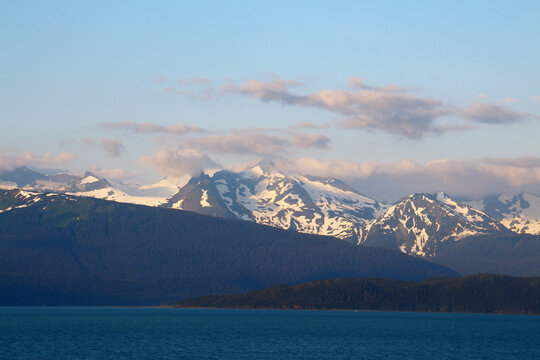 Evening atmosphere at Favorite Channel, Alaska, United States 