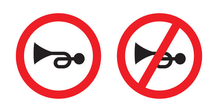 no sound sign on white background