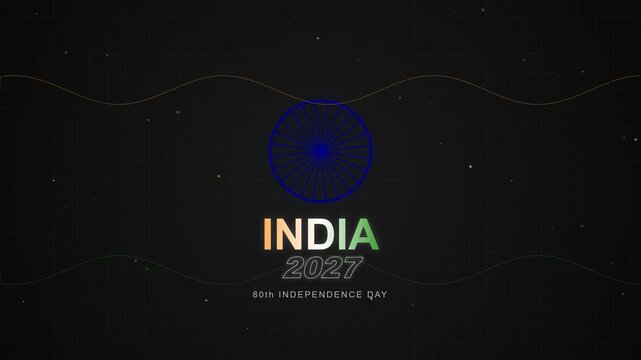 India 2027 80th Independence Day Motion Graphic Animation