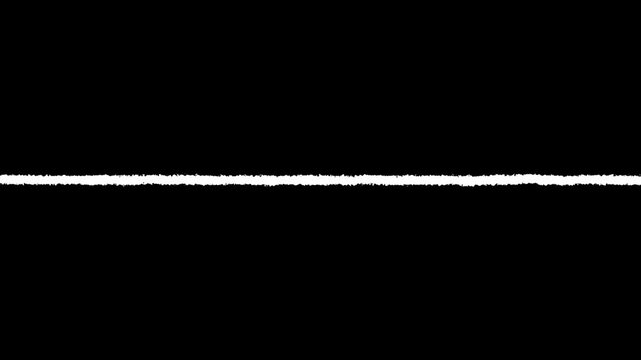 hand drawn straight line animation